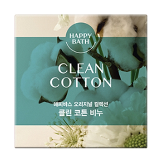 해피바스 오리지널 컬렉션 클린코튼 비누 90g이미지입니다. 누르면 해당 게시물로 새창이동합니다.