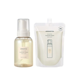 아로마티카 대용량 퓨어 앤 소프트 여성청결제 300ml+리필500ml이미지입니다. 누르면 해당 게시물로 새창이동합니다.