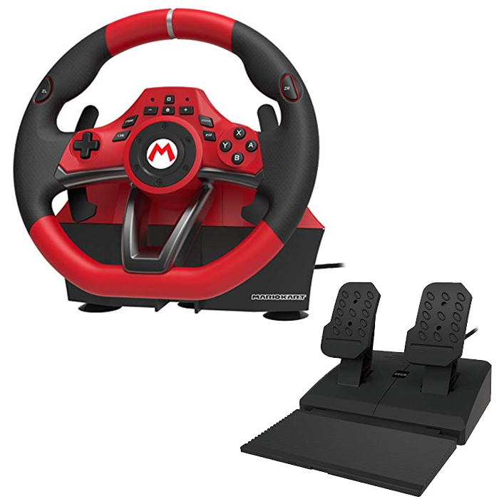 HORI 닌텐도 스위치 마리오 카트 레이싱 휠 프로 디럭스
