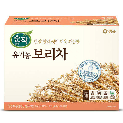 샘표식품 순작 유기농 보리차 30T (2L용) (1개)