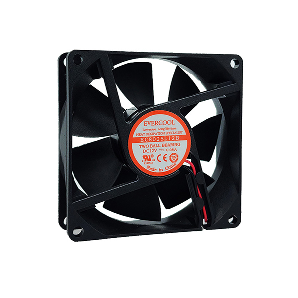 EVERCOOL EC8025L12B 2P