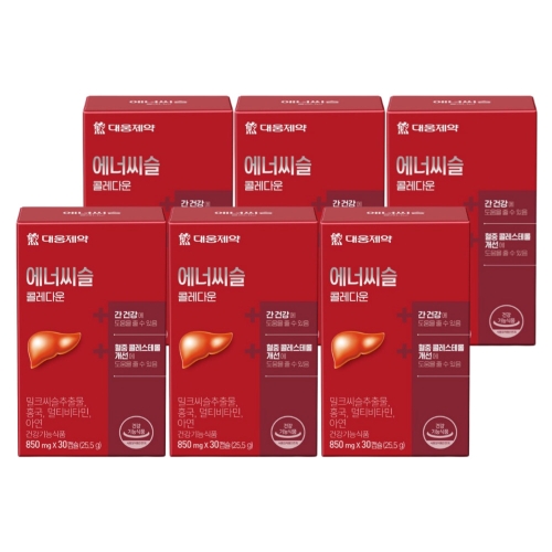 대웅제약 에너씨슬 콜레다운 850mg 30캡슐 (12개)_이미지