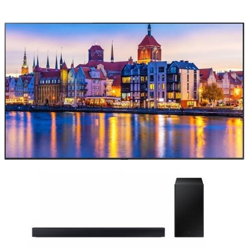삼성전자 Crystal UHD KU85UC7000FXKR (벽걸이+사운드바, HW-C450)_이미지