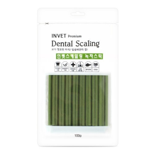  인벳 덴탈 스케일링 녹차스틱 100g [1개]