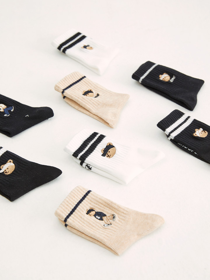 슈펜키즈 슈베어 키즈 크루삭스 양말 4족 세트 HPKL8EA01U RE HPKL8FFV4M