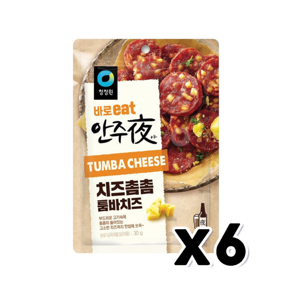 대상 청정원 치즈촘촘 툼바치즈 30g (6개)