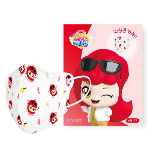 캐치티니핑 시즌3 키즈 마스크 패션핑 초소형 XXS 20매입