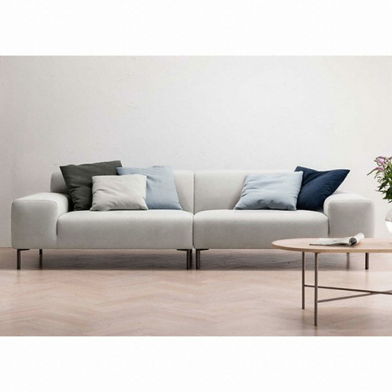 에싸 팜스 러스티카 패브릭 소파 3.5인용 (스툴포함)_이미지