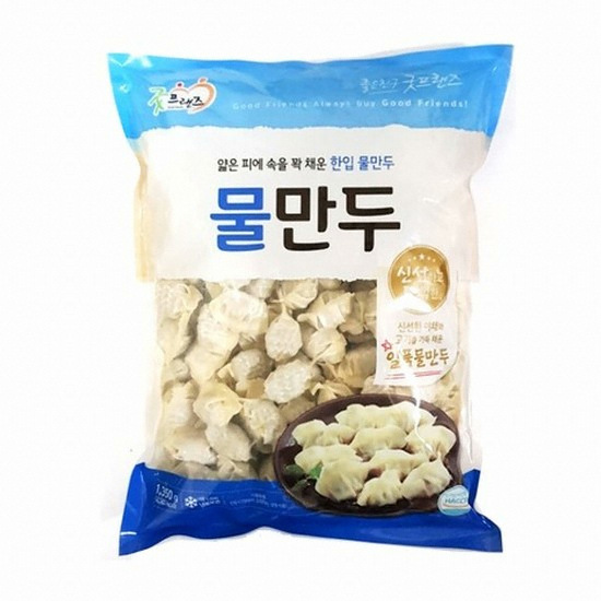 굿프랜즈 물만두 1.35kg이미지입니다. 누르면 해당 게시물로 새창이동합니다.