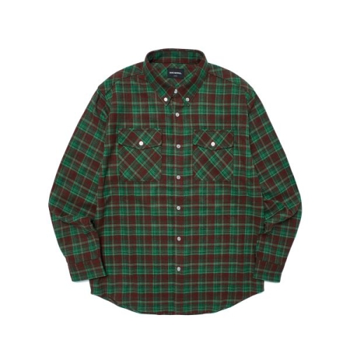 ��ĵ���� WKNDRS CHECKERED SHIRT GREEN WS2502SH01GN 413898