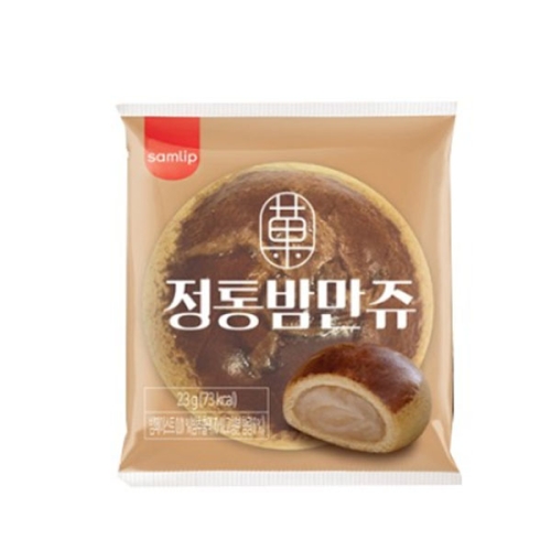 삼립 정통 밤만쥬 식품 스낵/간식 빵/베이커리 기타베이커리류 23g (30개)