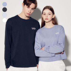 게스 남녀공용 탄탄싱글 긴팔티셔츠_MP1K9450_이미지