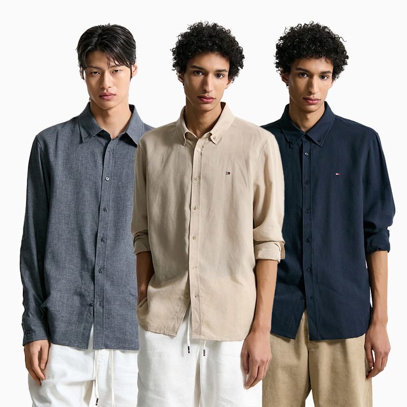 타미힐피거 린넨 블렌드 버튼 다운 셔츠 T12F1WSH713MLM이미지입니다. 누르면 해당 게시물로 새창이동합니다.