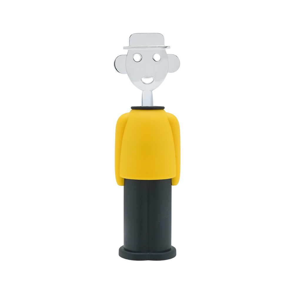  Alessi 알레산드로M 와인오프너 옐로우 블랙