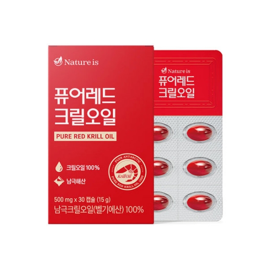 네이처이즈 퓨어레드 크릴오일 30캡슐 (6개)