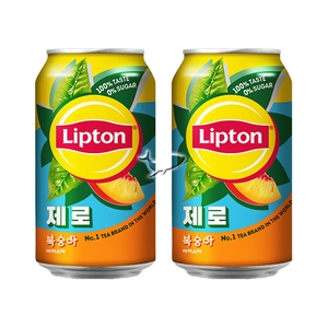 롯데칠성음료 립톤 제로 아이스티 복숭아 355ml (10개)_이미지