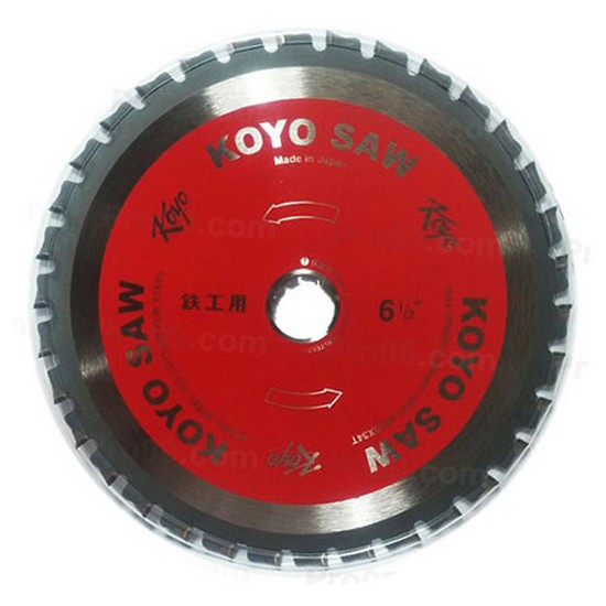 코요 6.5인치 금속용 원형톱날 STEEL-165_이미지