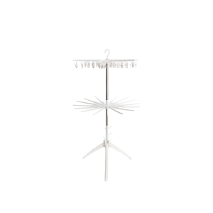 생활살림 린블 아기옷 원형 건조대 2단