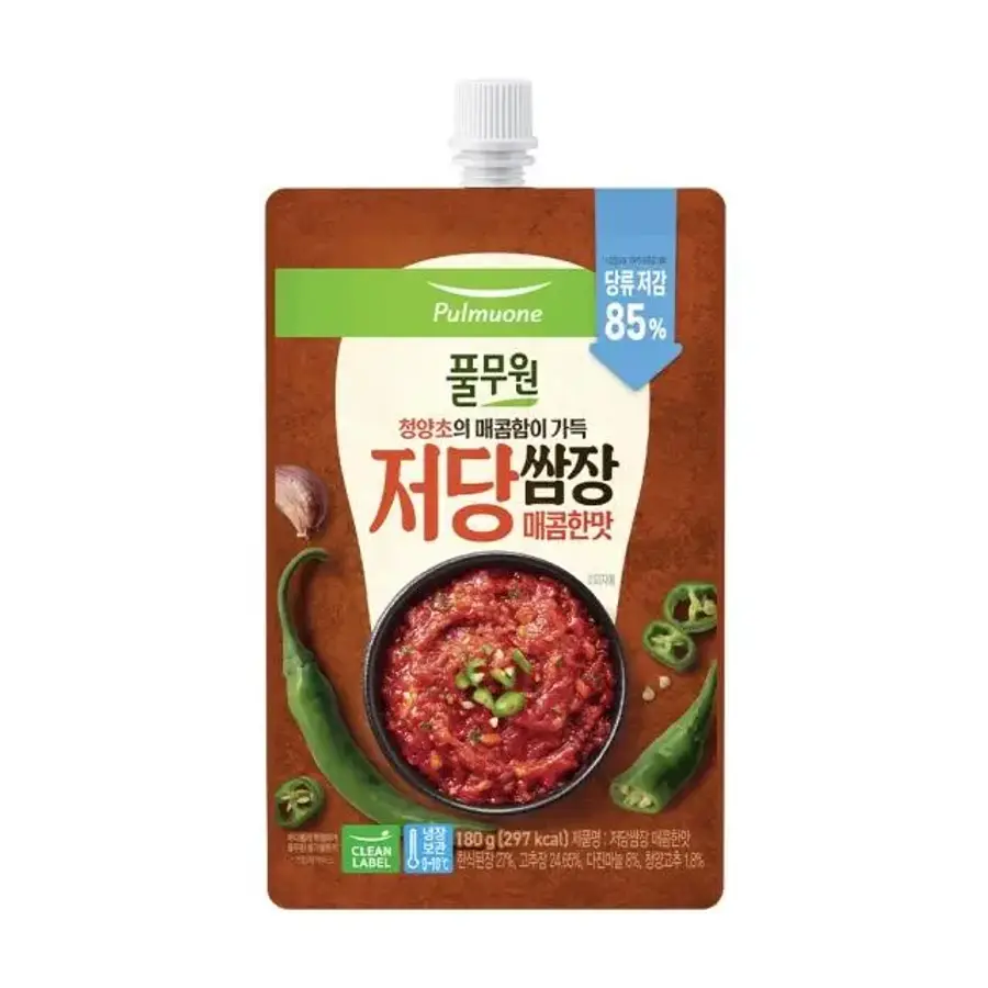 풀무원 저당쌈장 매콤한맛 180g이미지입니다. 누르면 해당 게시물로 새창이동합니다.