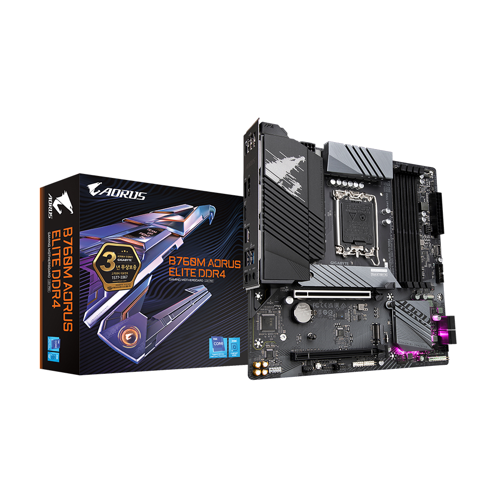 GIGABYTE B760M AORUS ELITE D4 제이씨현_이미지