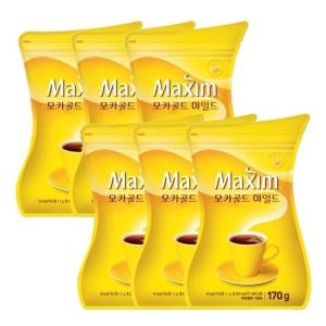 동서식품 맥심 모카골드 마일드 리필 170g (6개)
