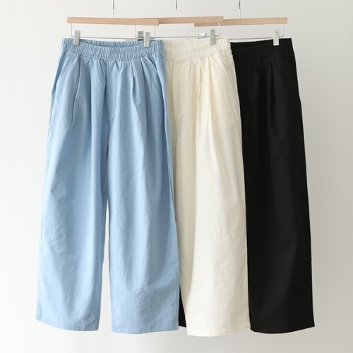 아이우먼 빅사이즈사랑해요 Q800L403 스텔면밴딩와이드팬츠 LY