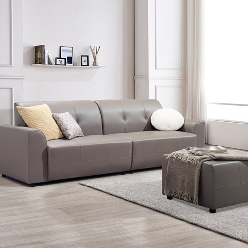 동서가구  신아르 가죽 소파 4인용 (스툴포함)