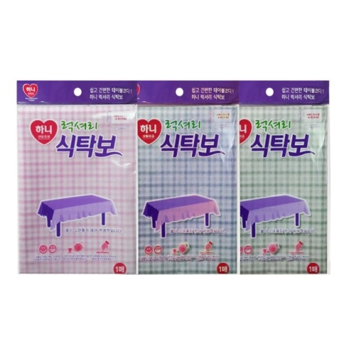 하니  체크무늬 식탁보[1매]