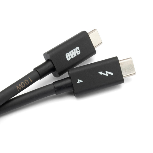 OWC 썬더볼트4 PD C to C타입 100W 케이블 위즈플랫 (2m)_이미지
