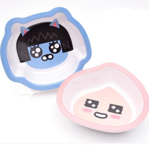 카카오 간식 접시 캐릭터 랜덤발송 어린이집 양손 밥