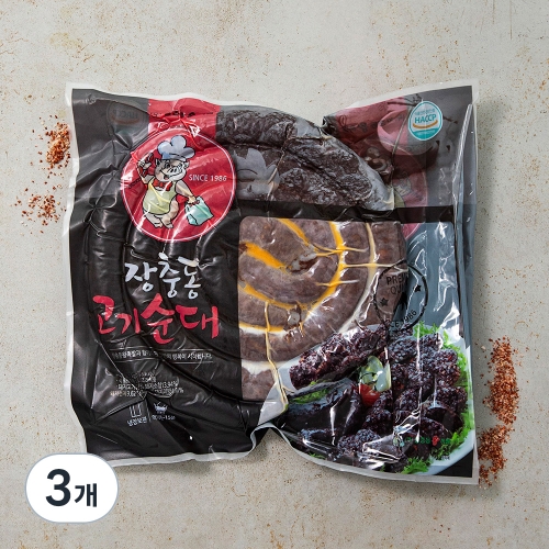 장충동왕족발 고기순대 1kg (3개)_이미지