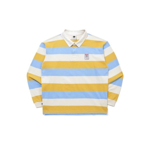 코닥 골드모먼트 스트라이프 럭비 카라 티셔츠 YELLOW K6123LTL11YLW 209249_이미지