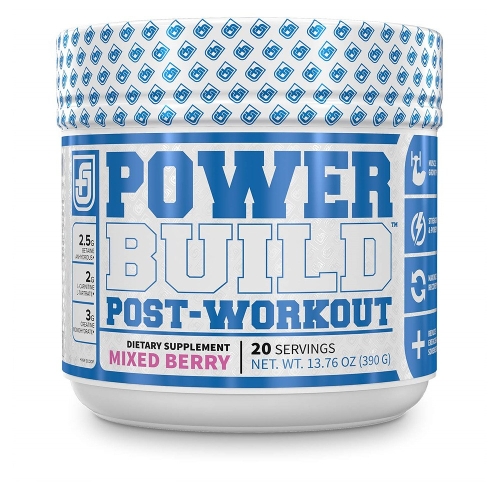 [불명] Jacked Factory POWER BUILD 잭 팩토리 파워 빌드 390g 크레아틴 L 카르니틴 글루타민_이미지