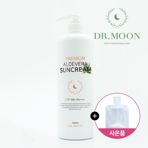대전탄산업 닥터문 프리미엄 알로에베라 선크림 1000ml (1개)