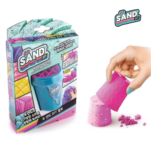 우토 토이즈  TV광고  쏘샌드 DIY 블루 1팩 ASMR 모래놀이_이미지