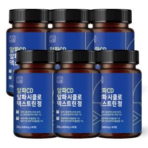 자연바름 알파CD 알파시클로덱스트린 600mg 60정 (6개)_이미지