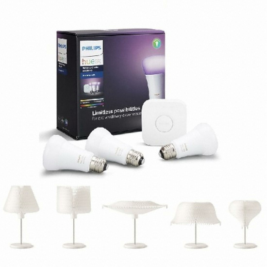 나눔 필립스 hue 3.0 스타터 킷+딜라이트 단스탠드 (LED전구)_이미지