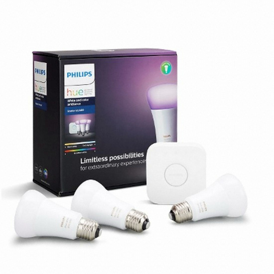 나눔 필립스 hue 3.0 스타터 킷+딜라이트 단스탠드 (LED전구)_이미지