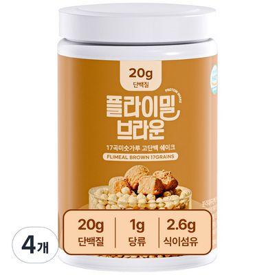 풀라이트 플라이밀 브라운 630g (4개)_이미지