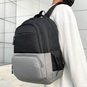남여공용 데일리 백팩 사이드 매쉬포켓 하프 배색 S8514565