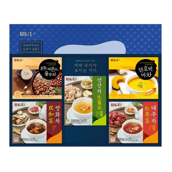 담터 12-2호 분말차 5종 선물세트 A (2개)_이미지