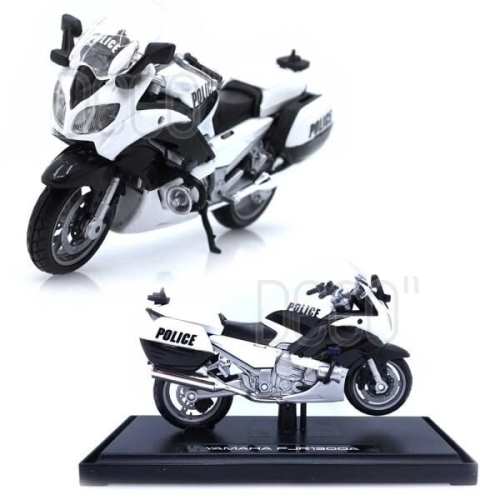 118 야마하 FJR1300A 화이트 폴리스 오토바이 미니카