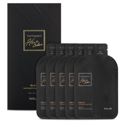 563랩 타투핏 헤어 컬러 5개입이미지입니다. 누르면 해당 게시물로 새창이동합니다.