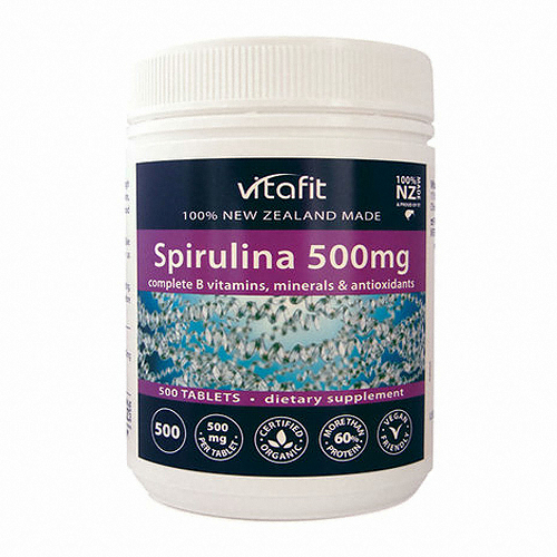 비타핏 스피루리나 500mg 500정 (해외) (1개)_이미지