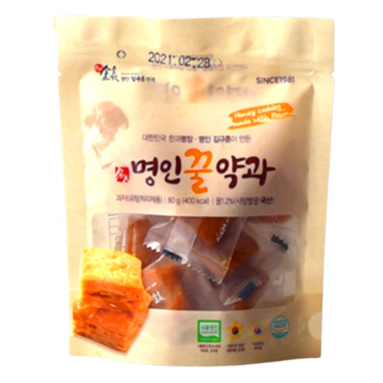 신궁전통한과 김규흔 명인 꿀약과 80g (3개)_이미지