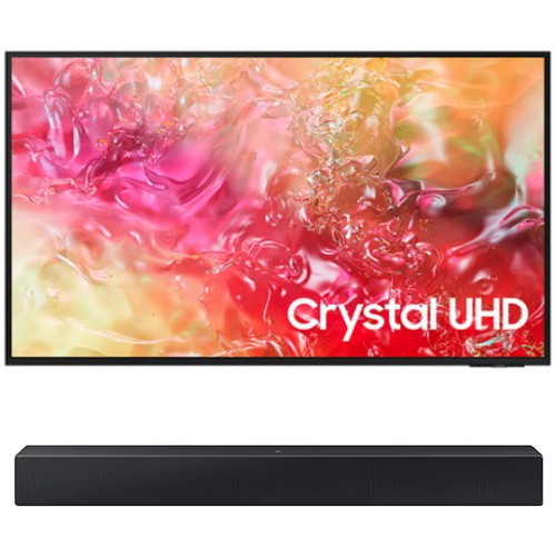 삼성전자 Crystal UHD KU85UD7000FXKR (벽걸이+사운드바, HW-C400)