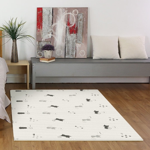 리빙코디 발코니매트 키튼 130x200x1.0cm 거실 애견
