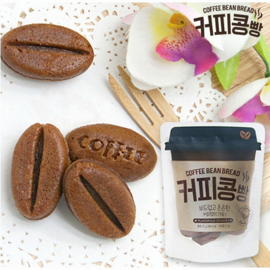 이델리에프씨 부드럽고 은은한 커피콩빵 70g (3개)