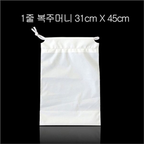 한줄 PE 비닐 쇼핑백 복주머니 18X26cm 0.07mm 100P