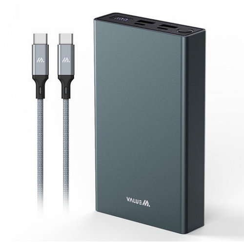 디엠케이코리아 밸류엠 PD 100W 메탈 보조배터리 VM-PM20CPQ 20000mAh_이미지